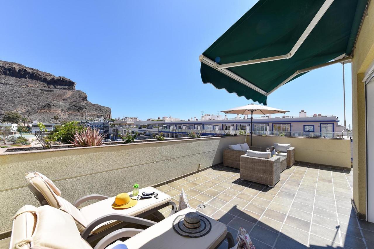 Апартаменты Penthouse Daniela In Puerto Mogan IX Пуэрто-де-Моган Экстерьер фото
