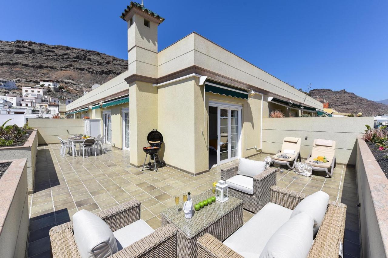 Апартаменты Penthouse Daniela In Puerto Mogan IX Пуэрто-де-Моган Экстерьер фото